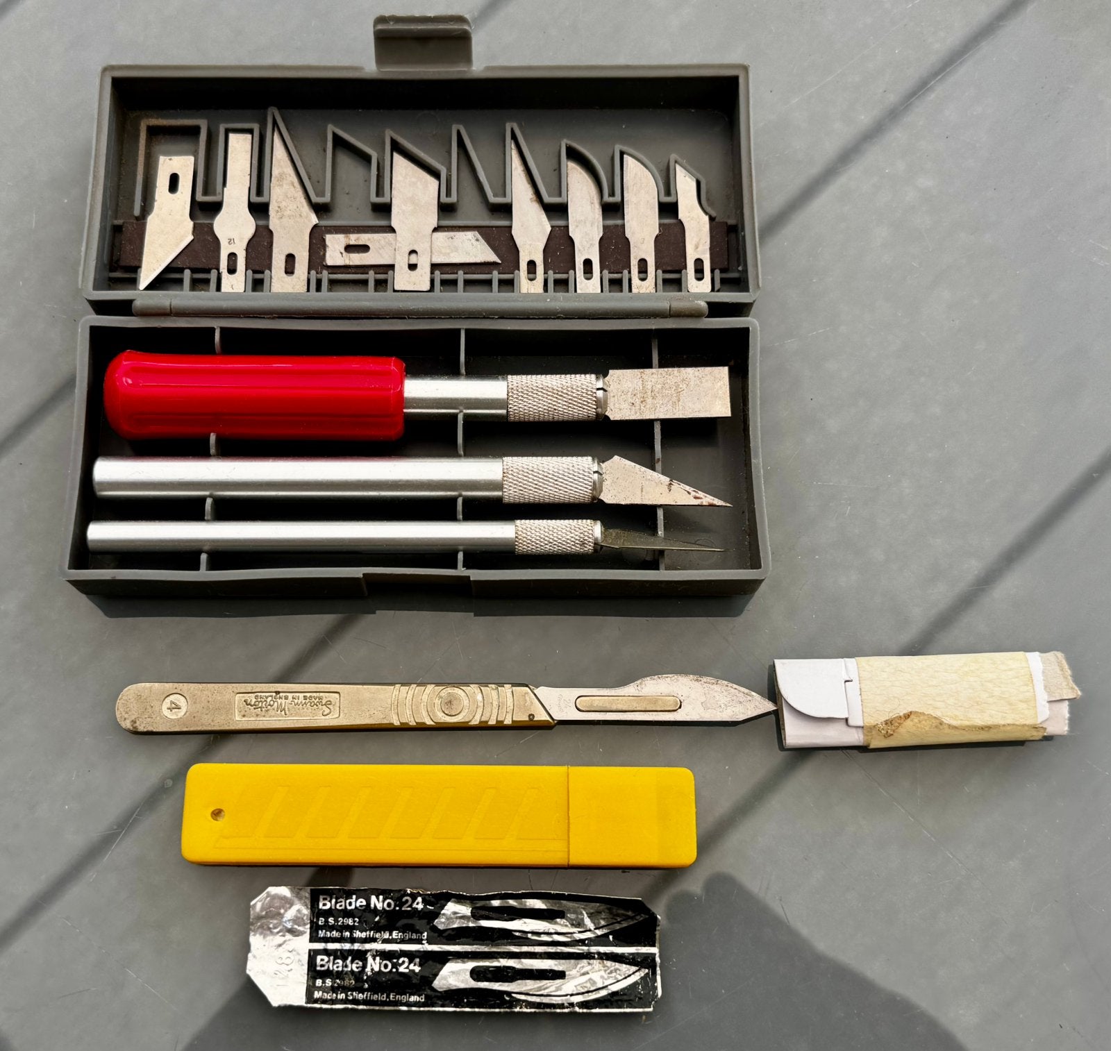 Scalpel set mesjes, merk Swann Morton, Ophalen of Verzenden, Gebruikt