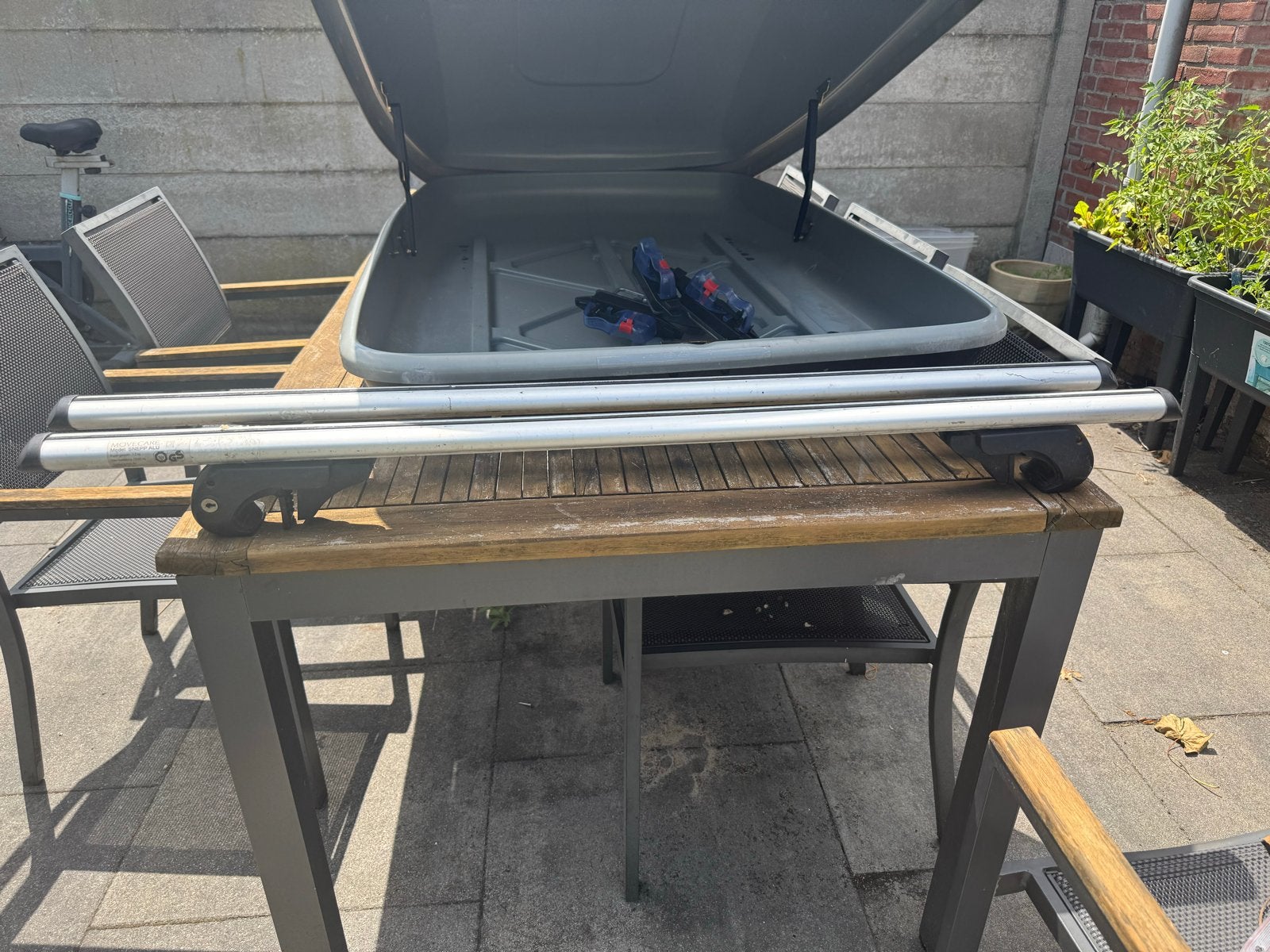 Thule Jetbag Liberty 100 Dakkoffer met dakdragers, Auto diversen, Dakkoffers, Ophalen of Verzenden, Zo goed als nieuw
