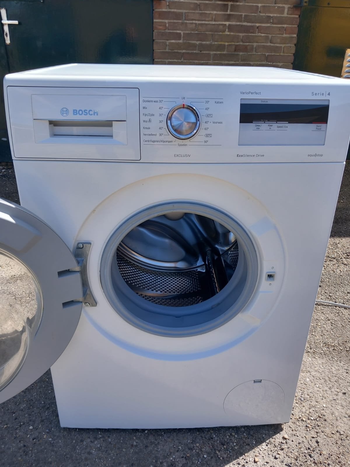 Bosch VarioPerfect Serie 4 Wasmachine, Ophalen, Zo goed als nieuw, 85 tot 90 cm, 1200 tot 1600 toeren