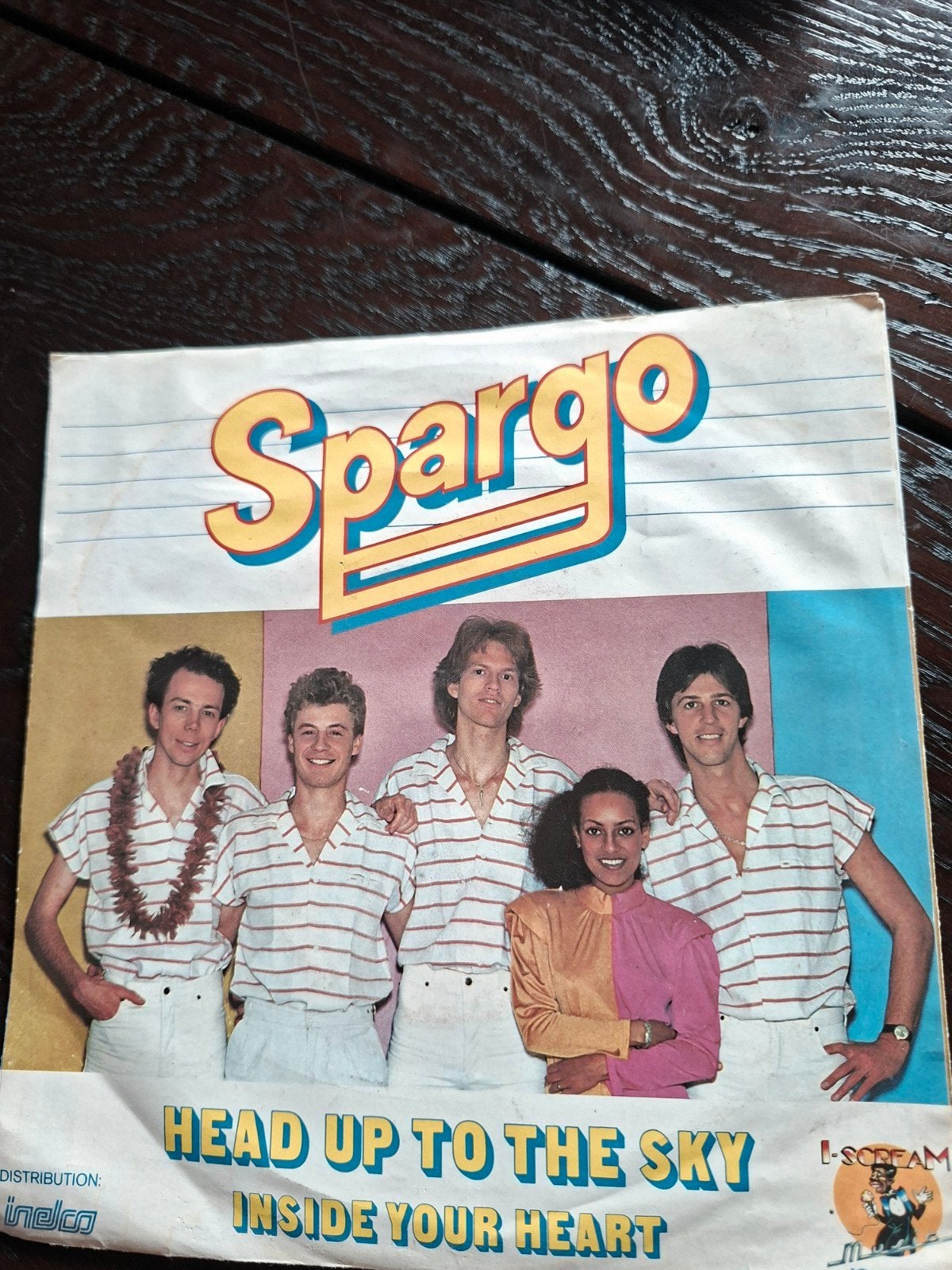 vinyl single spargo met head up to the sky 1.50....b, Ophalen of Verzenden, Gebruikt, Pop