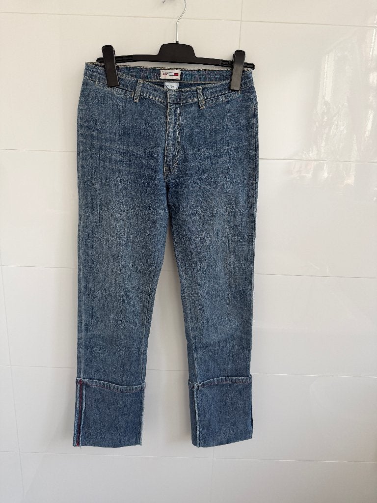 Spijkerbroek Tommy Hilfiger, Ophalen, Blauw, Zo goed als nieuw, W28 - W29 (confectie 36)