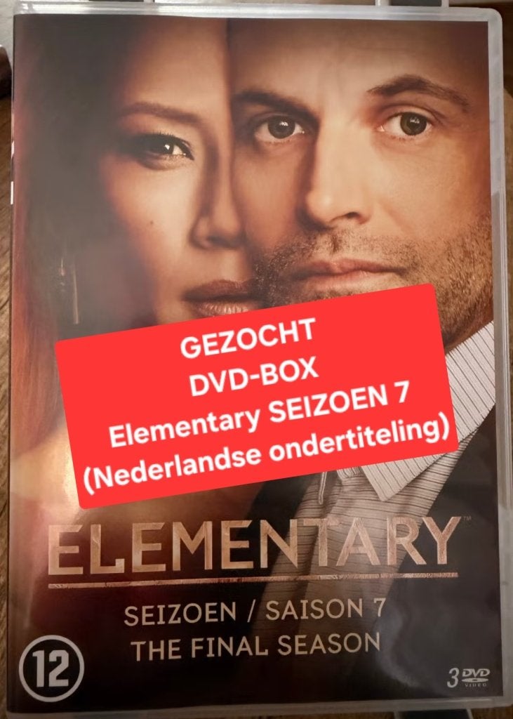 GEZOCHT: Sherlock Holmes ELEMENTARY - Seizoen 7 (Ned ondert), Engels, Nederlands, Actie, Ophalen of Verzenden