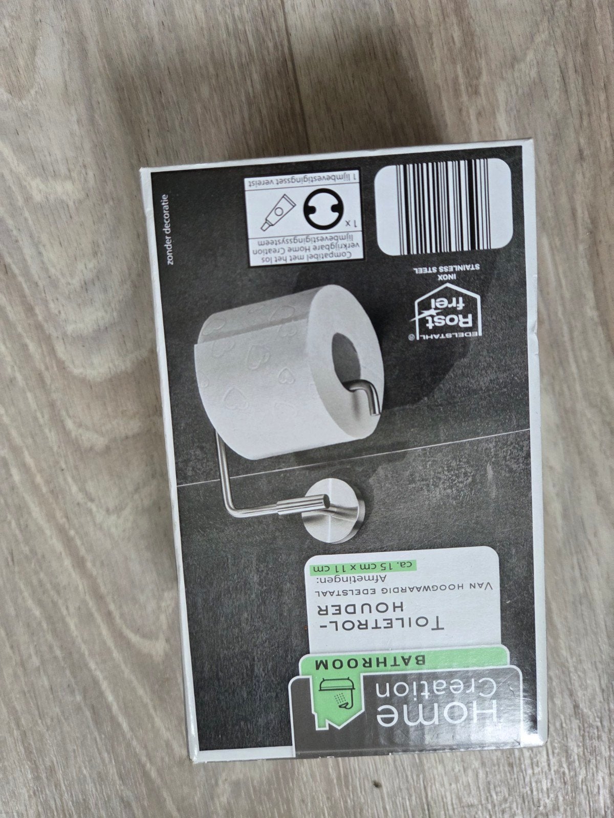 Home Creation RVS Toiletrolhouder - Nieuw in verpakking, Ophalen of Verzenden, Nieuw