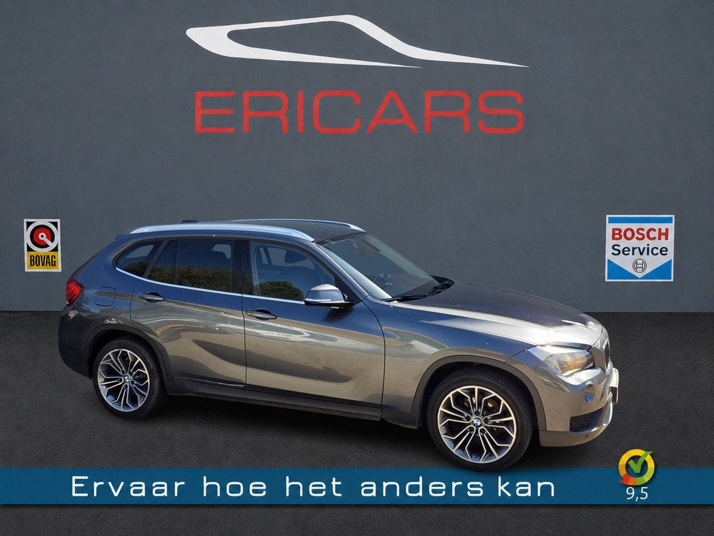 BMW X1 sDrive18i NAVI MSPORT VELGEN TEL PDC CC (bj 2012), Auto's, Euro 5, Zwart, 150 pk, Handgeschakeld