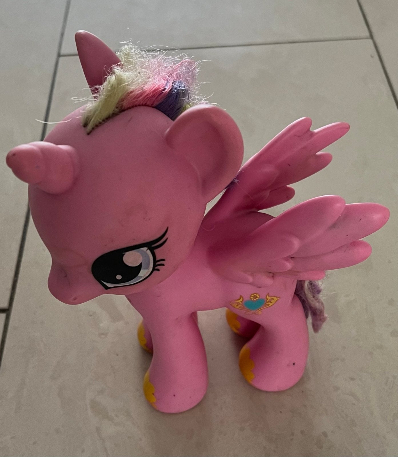 Roze My Little Pony Eenhoorn met vleugels, Ophalen of Verzenden, Zo goed als nieuw