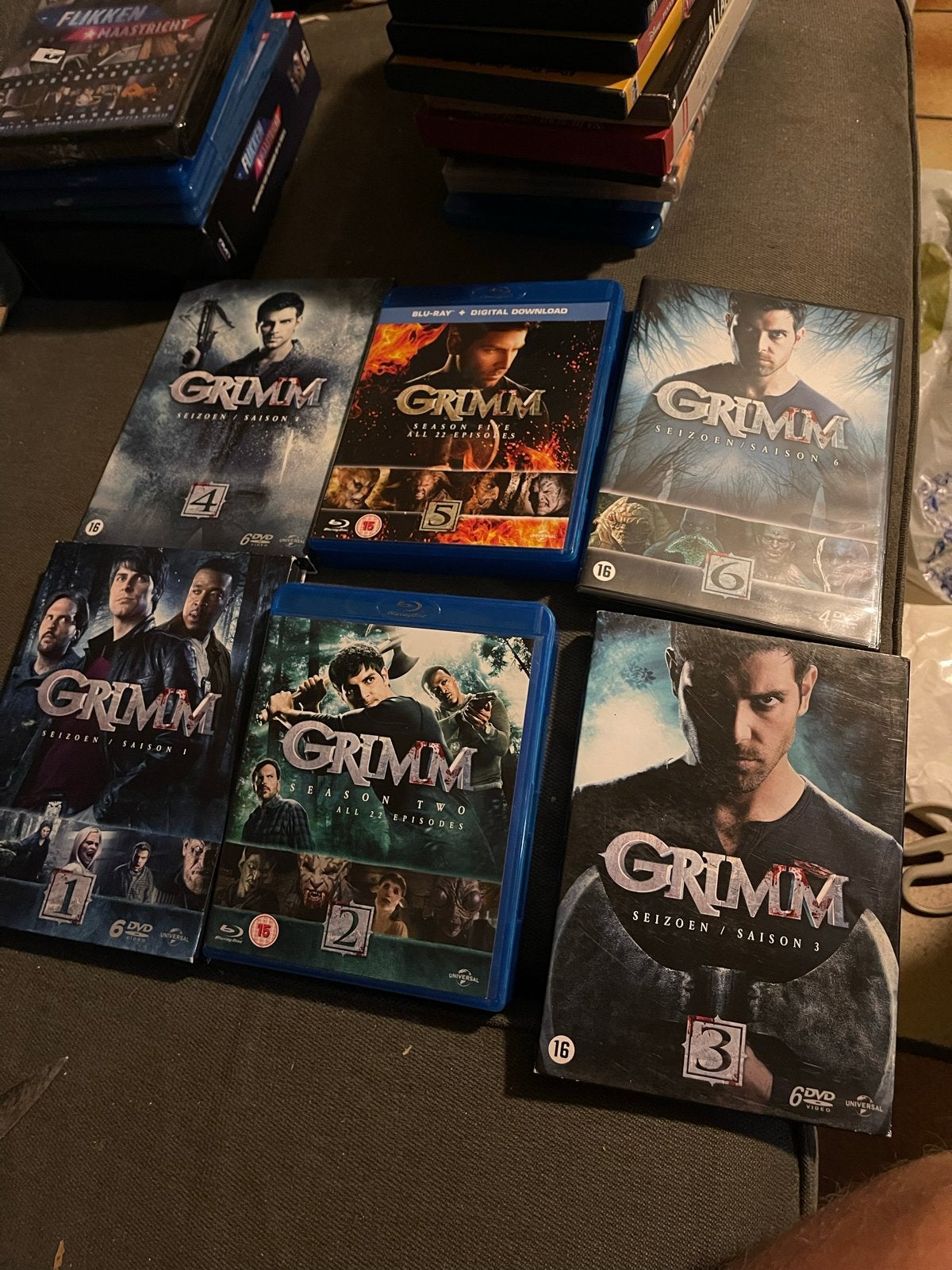 Grimm Complete Serie DVD/Blu-ray Seizoenen 1-6, Cd's en Dvd's, Vanaf 16 jaar, Nederlands, Science Fiction en Fantasy, Ophalen of Verzenden