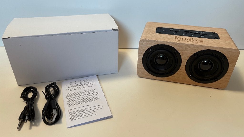 Wood Bluetooth speaker, Audio, Tv en Foto, Luidsprekers, Overige merken, Nieuw, Ophalen of Verzenden, Draagbare speaker