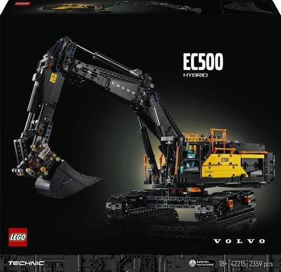 Lego Set 42215 - Volvo EC 500 Hybrid Graafmachine, Lego, Ophalen of Verzenden, Zo goed als nieuw, Technic