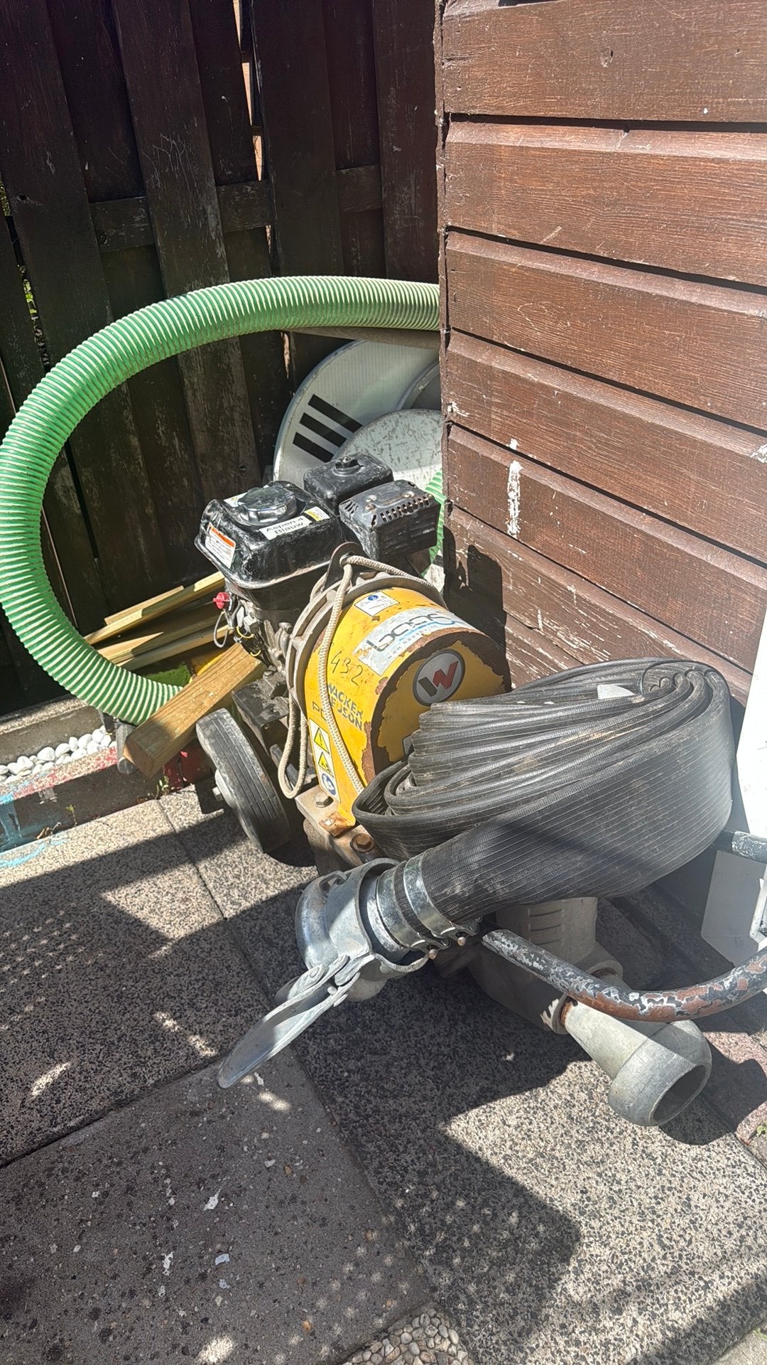 Water pomp wacker neuson, Ophalen of Verzenden, Zo goed als nieuw, Elektrisch