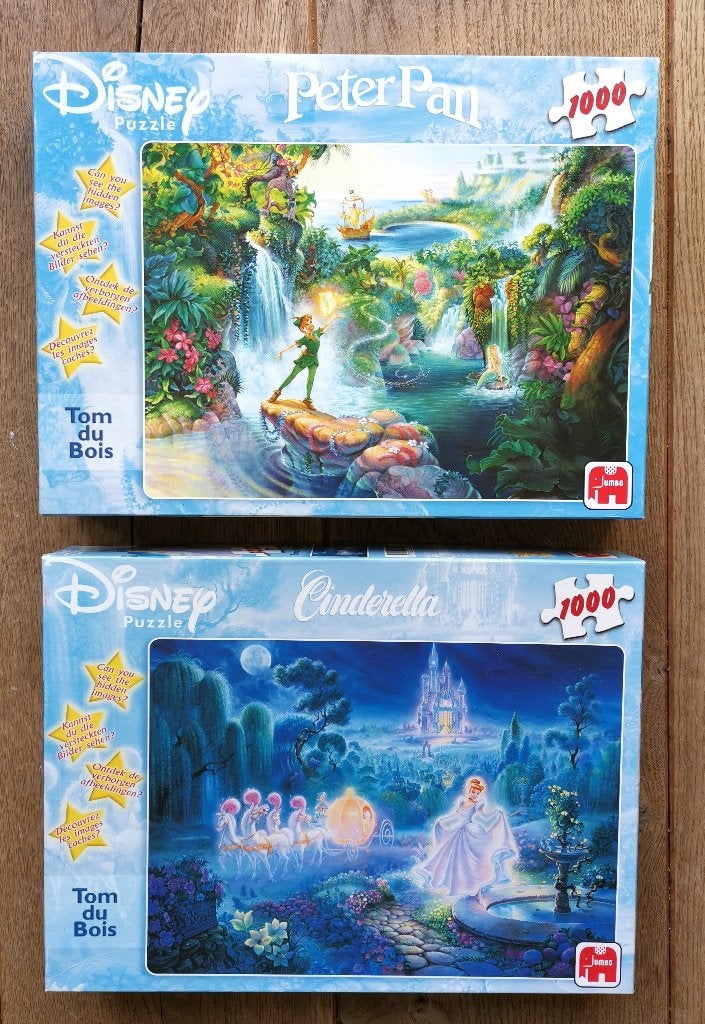 Jumbo Disney puzzels van Tom Dubois, Ophalen, 500 t/m 1500 stukjes, Zo goed als nieuw