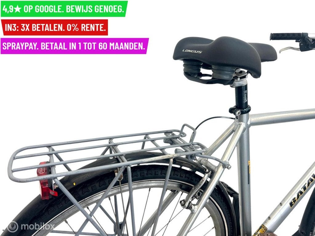 Herenfiets Batavus Sloux 28"/57cm/21ver - Garantie/Levering, Fietsen en Brommers, Fietsen | Heren | Herenfietsen, 9713 Bv Groningen