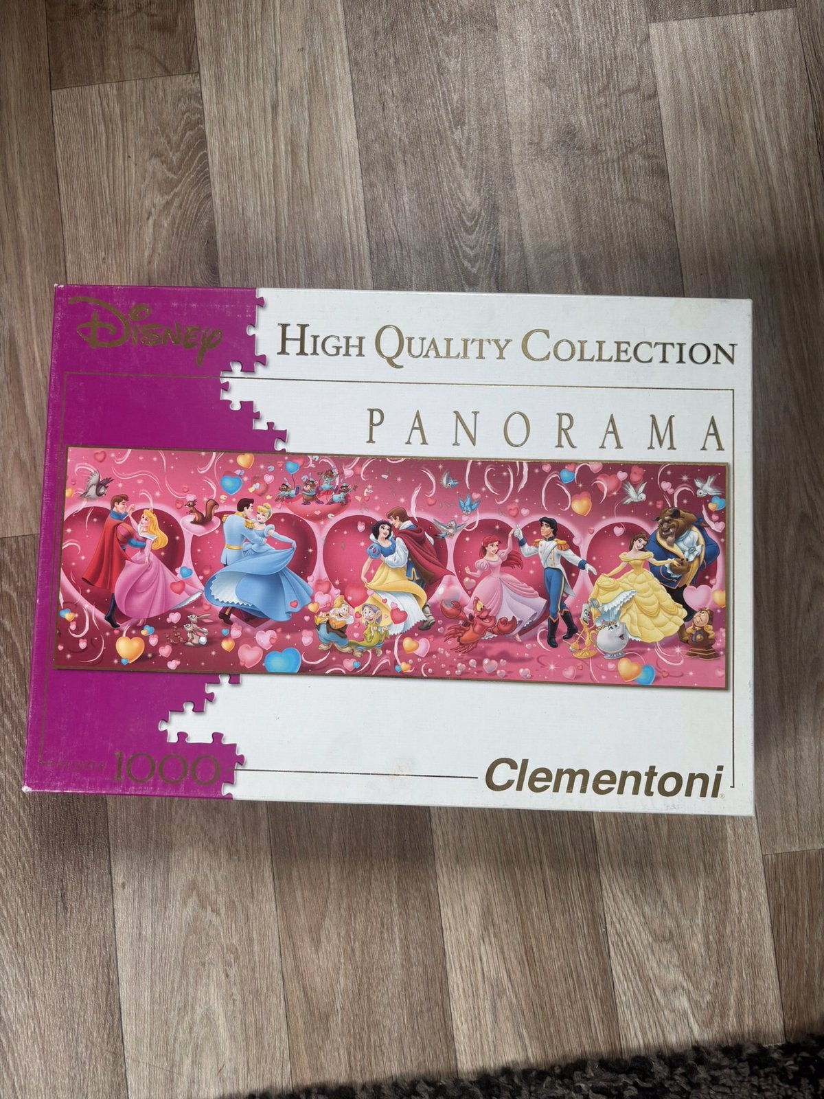 Legpuzzel Disney Panorama Prinsessen, Ophalen of Verzenden, 500 t/m 1500 stukjes, Zo goed als nieuw, Legpuzzel