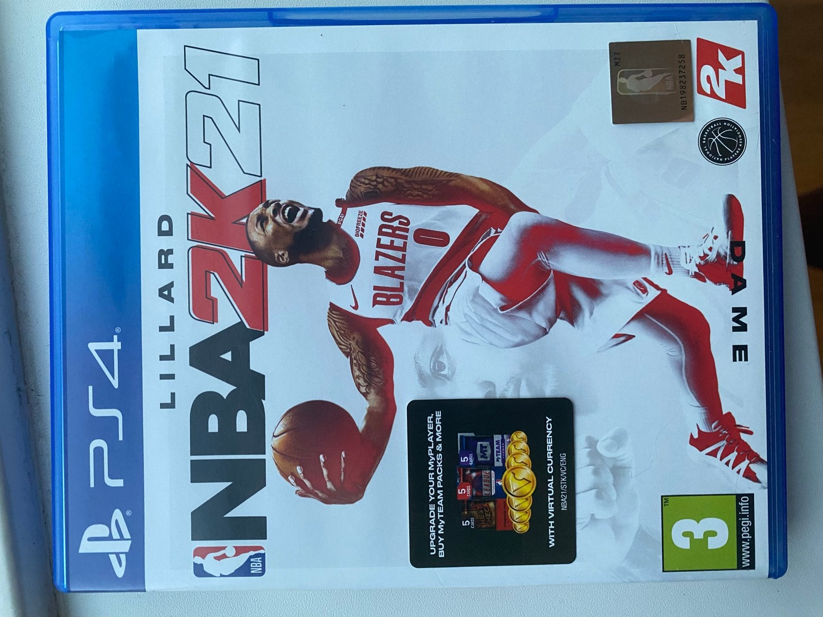 NBA 2K21 Lillard PS4 - Basketbal Game, Spelcomputers en Games, Ophalen, Online, 1 speler, Zo goed als nieuw