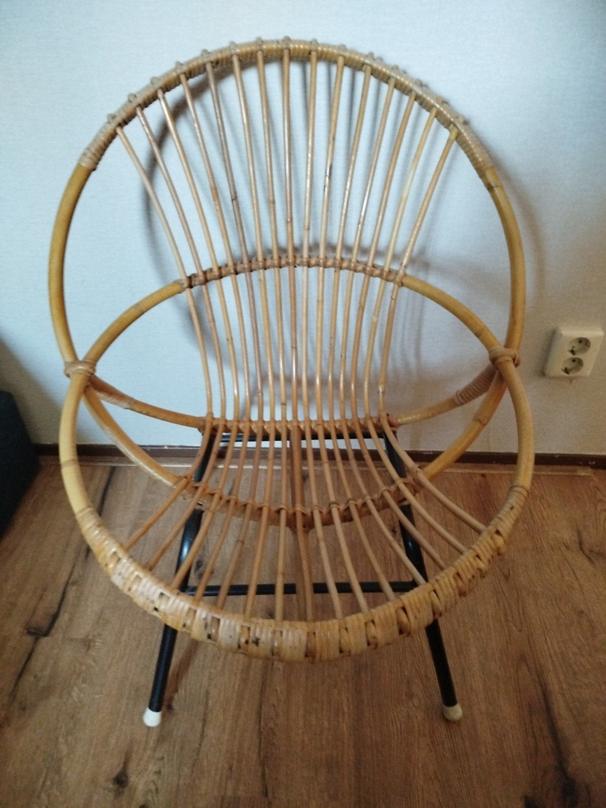 Set van 2 Vintage Rotan Stoelen - Kindermaat, Ophalen, Zo goed als nieuw, Bruin, Twee