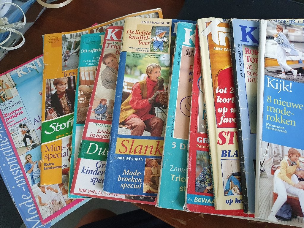 11x KnipMode, Overige typen, Vrouw, Ophalen of Verzenden, Zo goed als nieuw