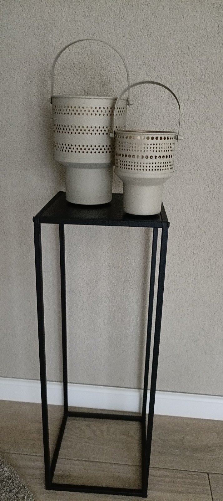 industriële zuil incl windlichten, Ophalen