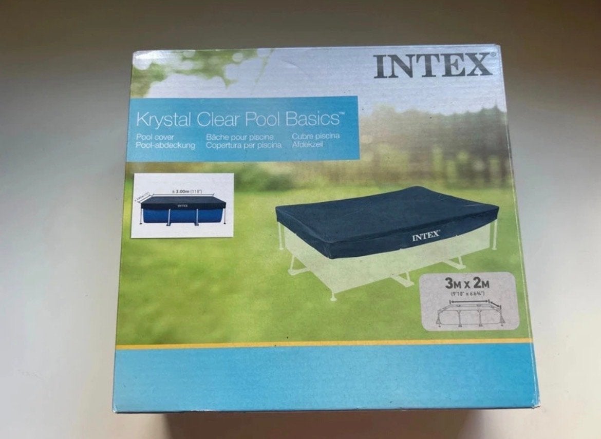 Intex Krystal Clear Pool Basics Afdekzeil 3x2m, Ophalen of Verzenden, Nieuw, Afdekzeil