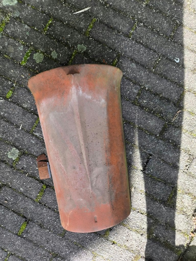 Oude originele nokvorsten –authentieke dakpannen – antiek, Ophalen, Gebruikt, Steen of Klei, 15 m² of meer