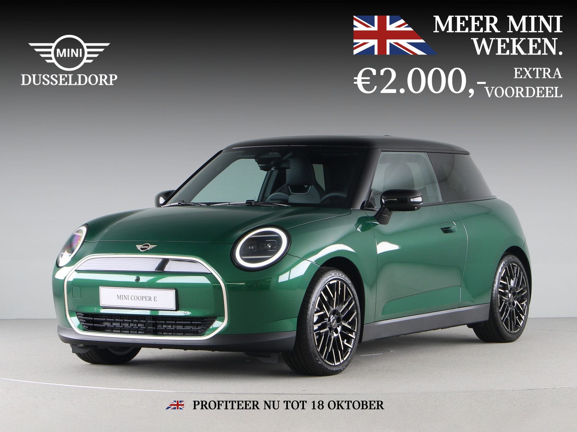 MINI Cooper E Favoured Pakket L PRIVATE LEASE EUR 507,- (60, Auto's, Zwart, Nieuw, 184 pk, Cooper