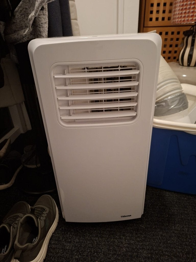 Tristar mobiele airco AC 5531 - 10.500 BTU - max 90 m3, Timer, 3 snelheden of meer, Ophalen of Verzenden, Zo goed als nieuw