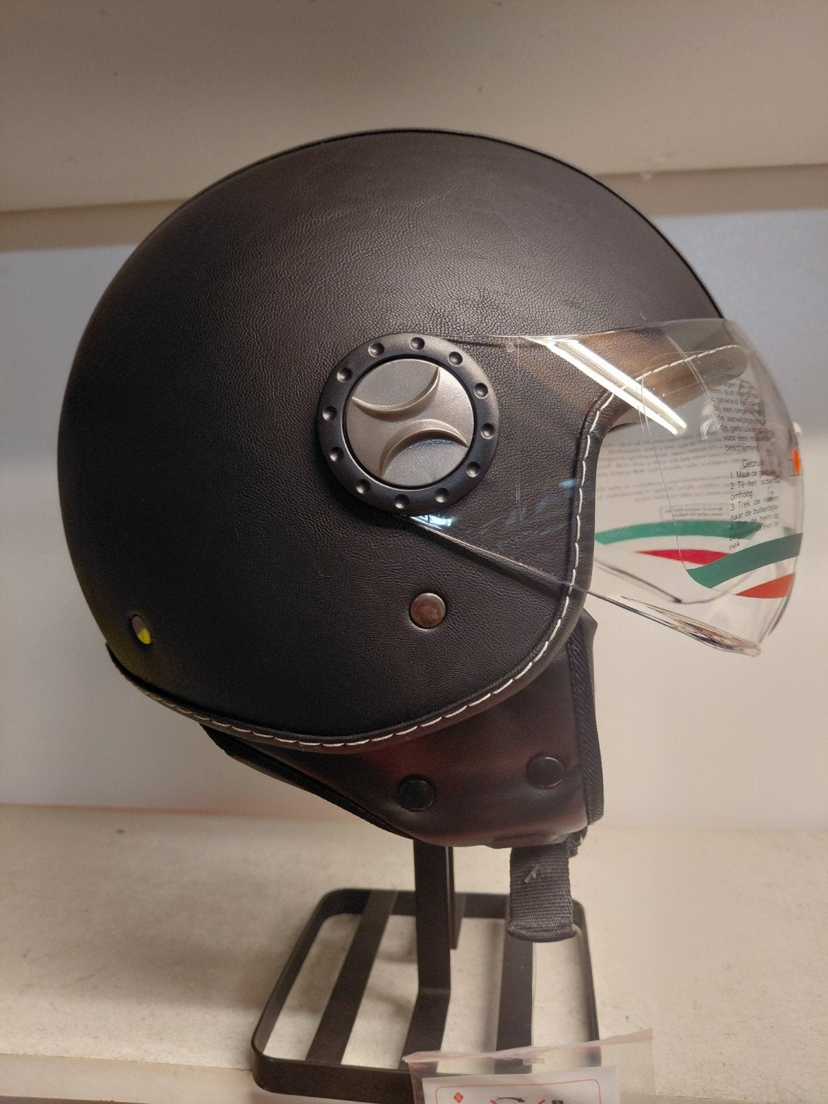 Nieuwe Vito helm maat S.   Leer, Jethelm, Ophalen of Verzenden, S, Dames
