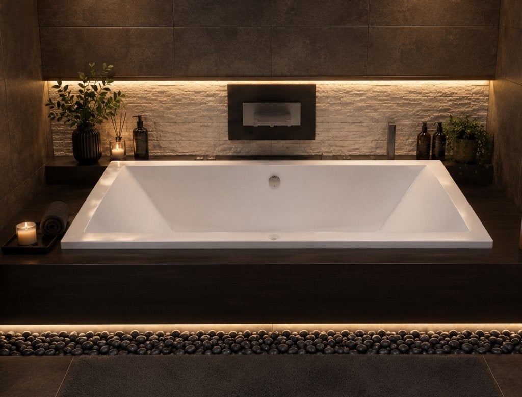 LIGBAD DUOBAD 175x80 cm incl poten, Ophalen, Nieuw