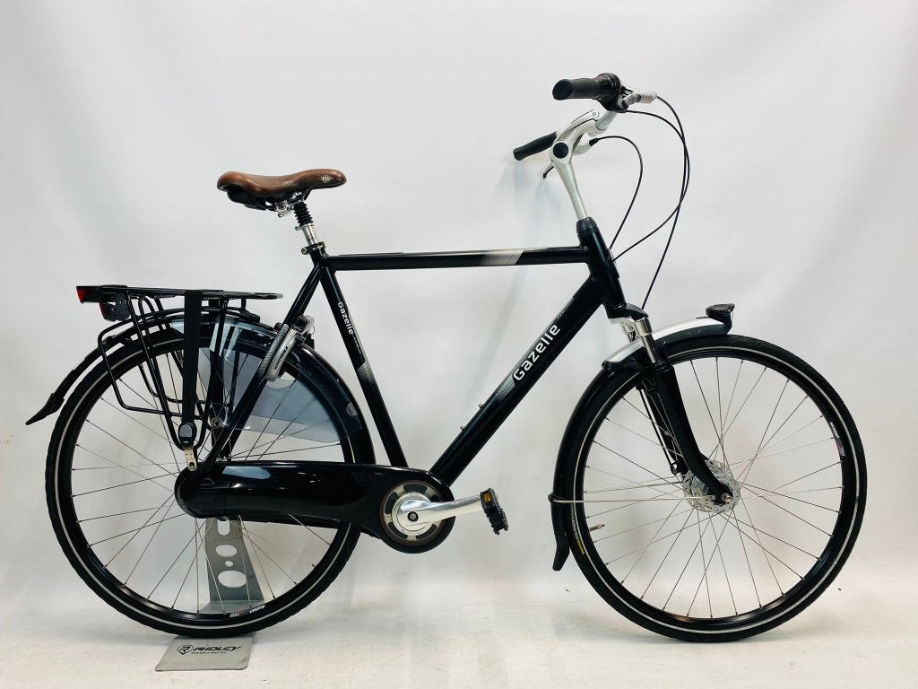 GAZELLE OrangeC7+ herenfiets XL-61cm – Mat Zwart