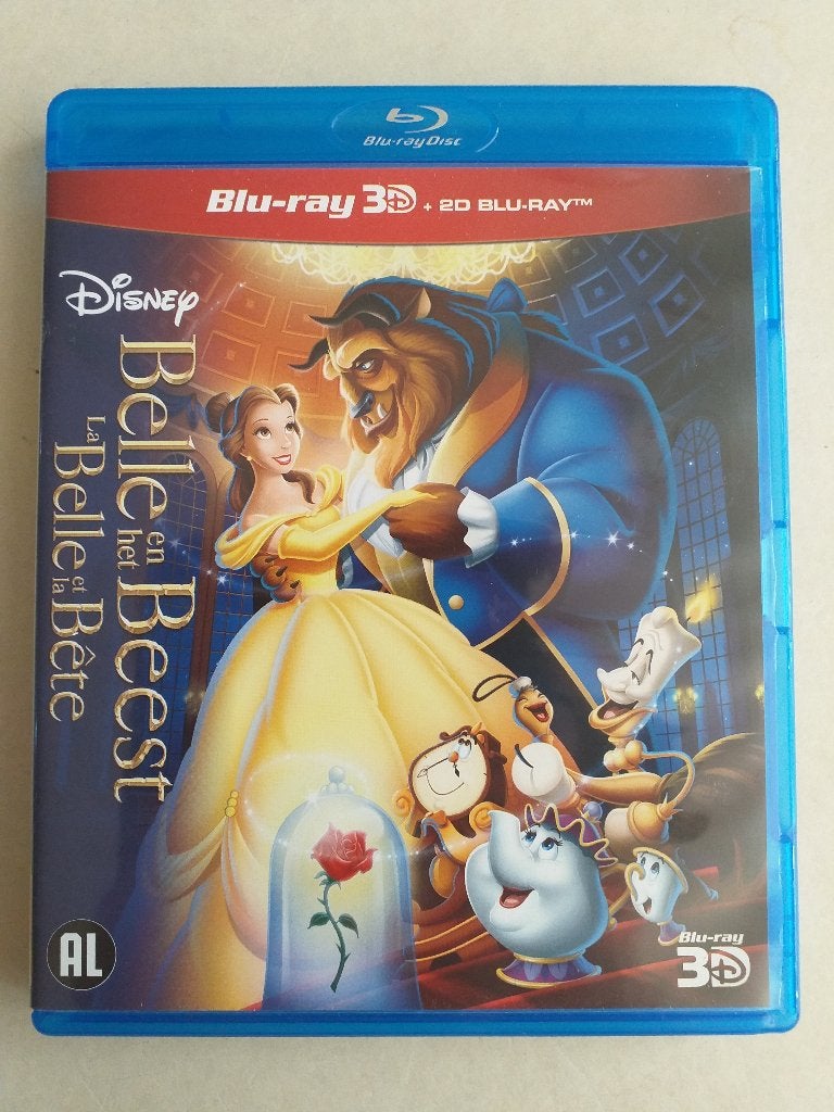 Belle en het Beest 3D Bluray + 2D Bluray, Cd's en Dvd's, Blu-ray, Alle leeftijden, Film, Nederlands, Ophalen of Verzenden