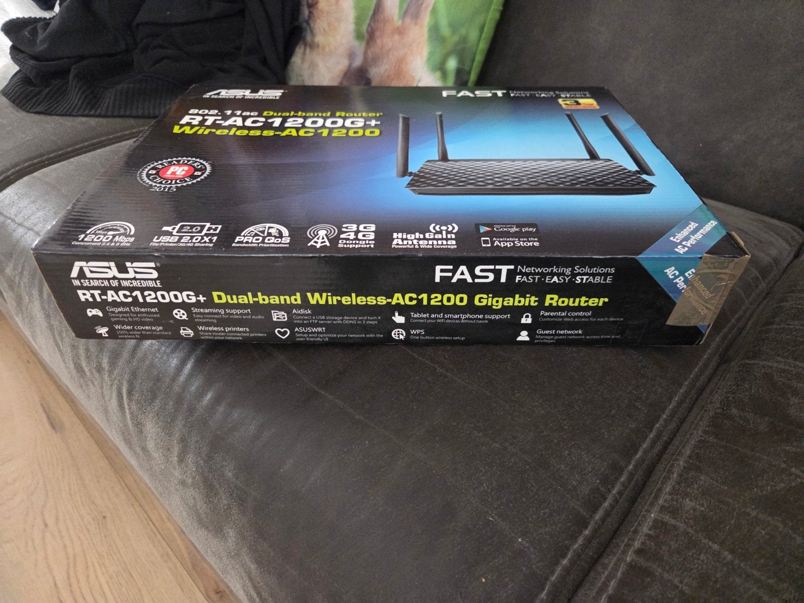 ASUS RT-AC1200G+ Dual-Band Wi-Fi Router - Nieuw, Ophalen of Verzenden, Nieuw, Router, ASUS