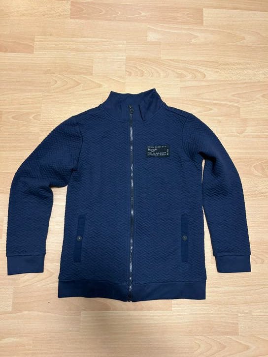 Petrol vest, Ophalen of Verzenden, Zo goed als nieuw, Jongen, Trui of Vest