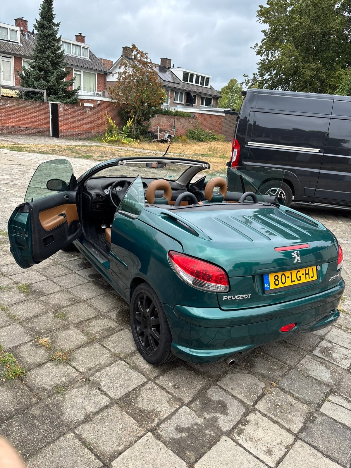 Peugeot 206 Rolland Garros 2003, Auto's, Voorwielaandrijving, 4 cilinders, Cabriolet, 4 stoelen