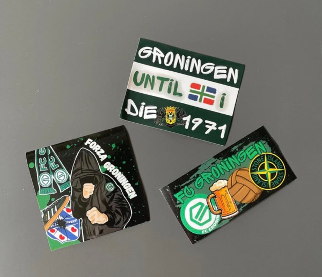 Stickers fc groningen, Ophalen of Verzenden, Zo goed als nieuw