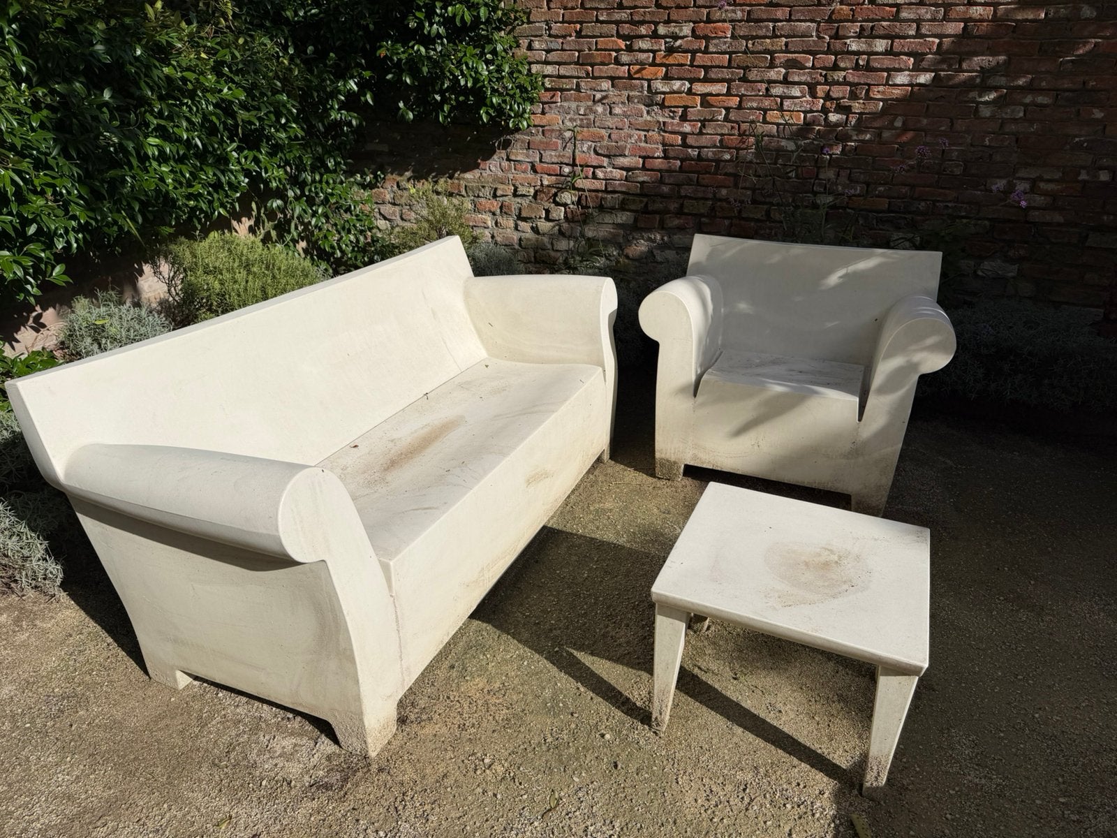 Kartell Bubble Club Loungeset Philippe Starck, Ophalen, 4 zitplaatsen, Kunststof, Loungeset