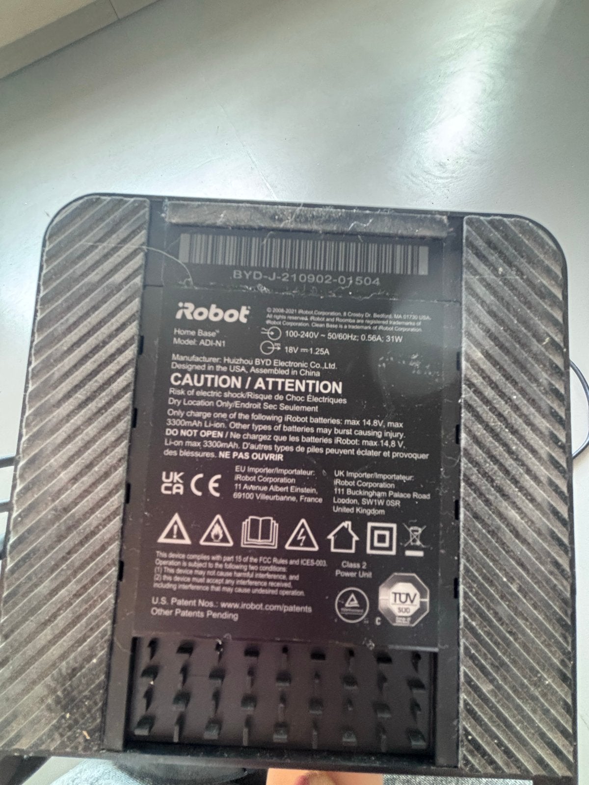 iRobot Roomba Robotstofzuiger met Oplaadstation, Gebruikt, IRobot, Robotstofzuiger, Reservoir