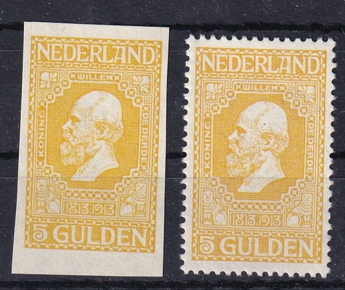 X2) 1913 Nederland nr 100 plus ongetand proef geen garantie, Verzenden, T/m 1940, Postfris