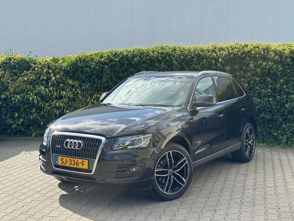 Audi Q5 2.0 TFSI - Quattro | Leer | Pano | Stoelverw., Auto's, Automaat, 4 cilinders, Zwart, Vierwielaandrijving