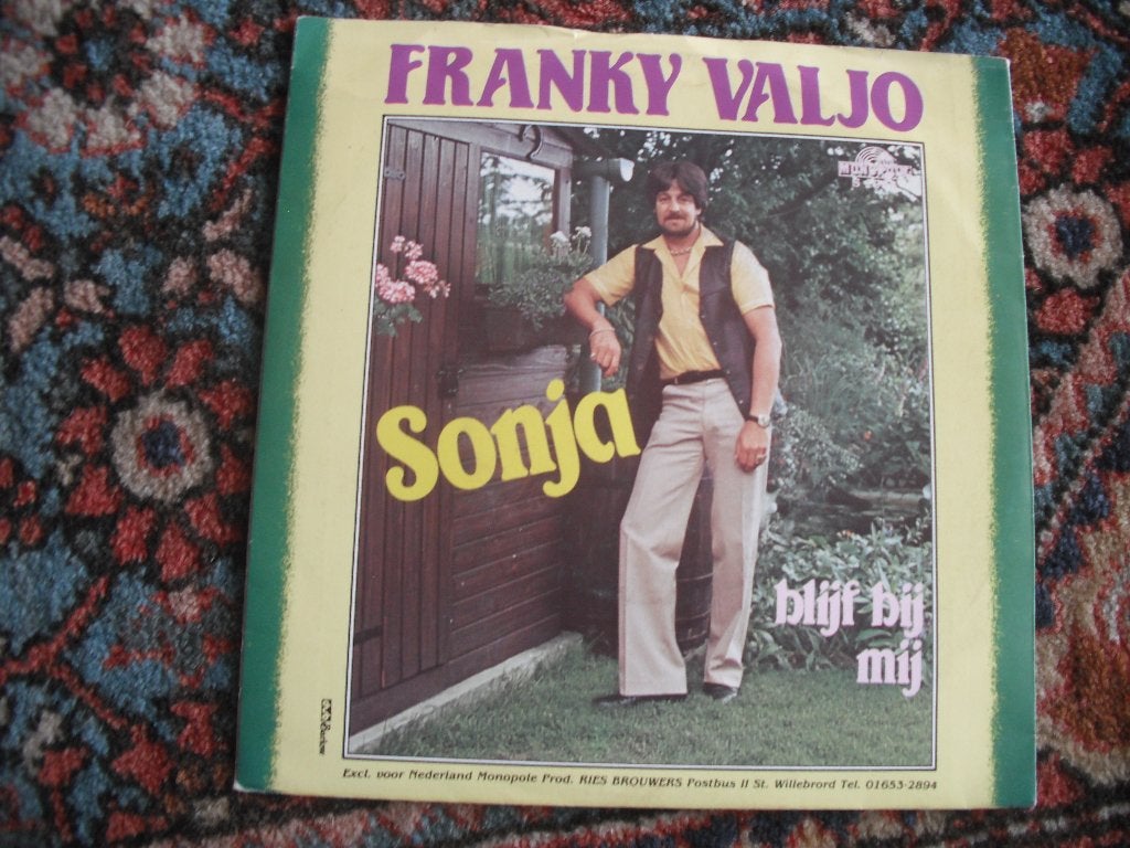 Franky Valjo - Sonja., Ophalen of Verzenden, Zo goed als nieuw, 12 inch, Levenslied of Smartlap