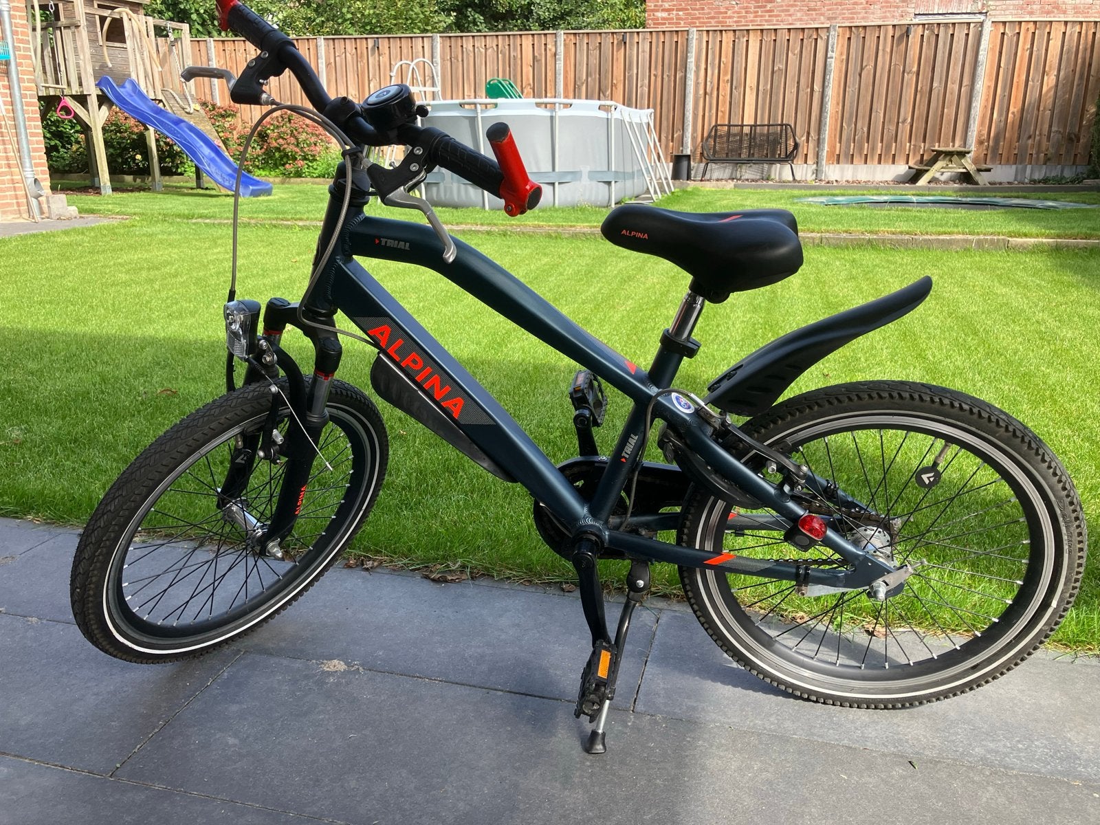 Alpina Trial kinderfiets - 20 inch, Ophalen, Terugtraprem, 20 inch, Handrem