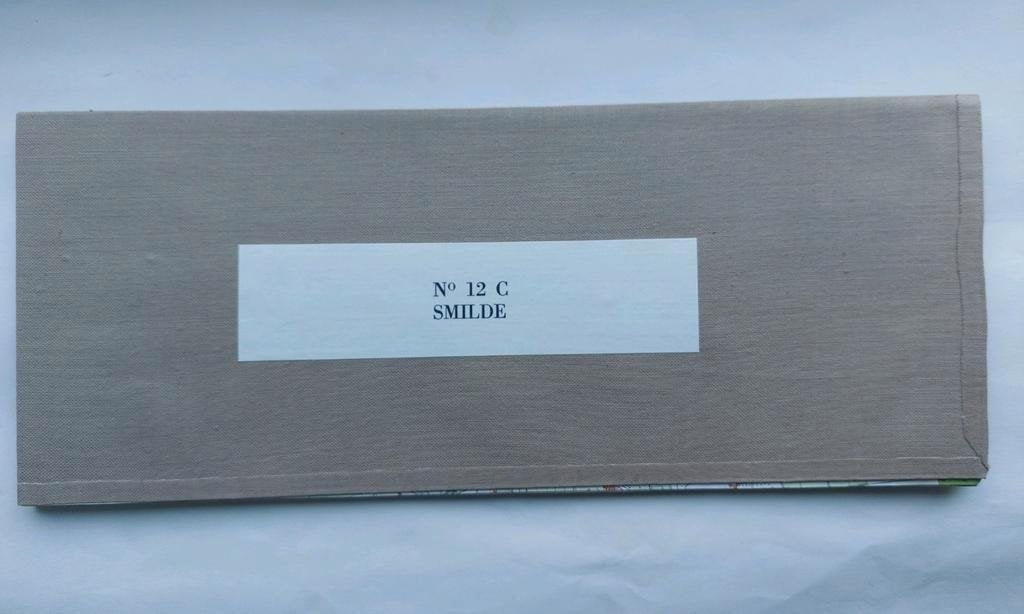 12C stafkaart uit 1960 Smilde met oa Veenhuizen Appelscha, Staat der Nederlanden, Ophalen of Verzenden, 1800 tot 2000, Nederland