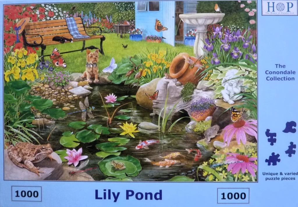 Lily Pond., Ophalen, 500 t/m 1500 stukjes, Gebruikt, Legpuzzel