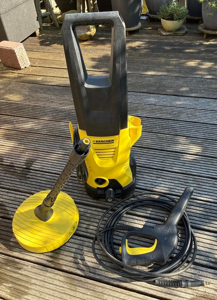 Kärcher K2.410 Hogedrukreiniger met Terrasreiniger, Ophalen, Gebruikt