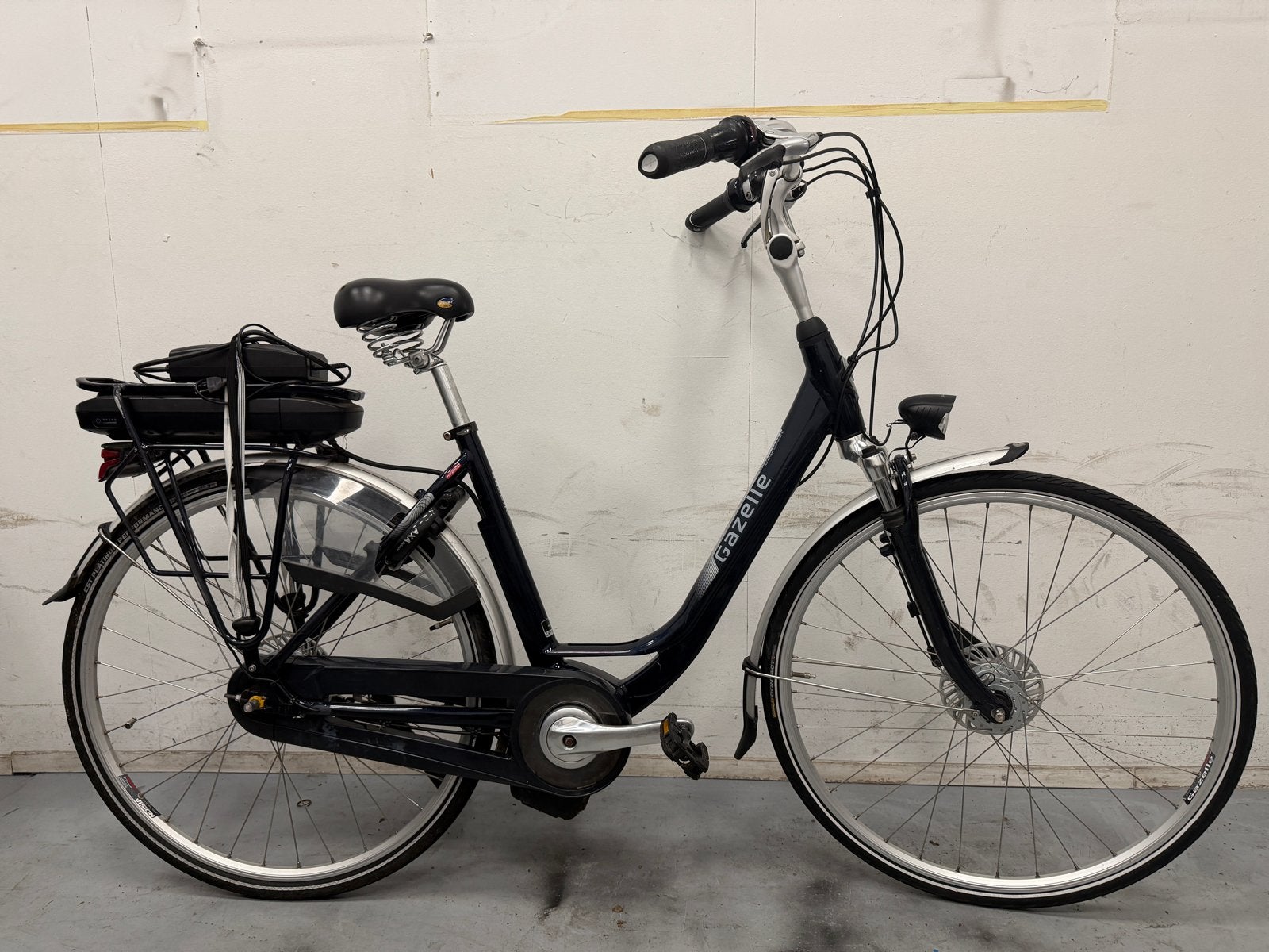 Nette Gazelle Oranje Comfort elektrische fiets, (Extra) lage instap, 47 tot 50 cm, Ophalen of Verzenden, Zo goed als nieuw
