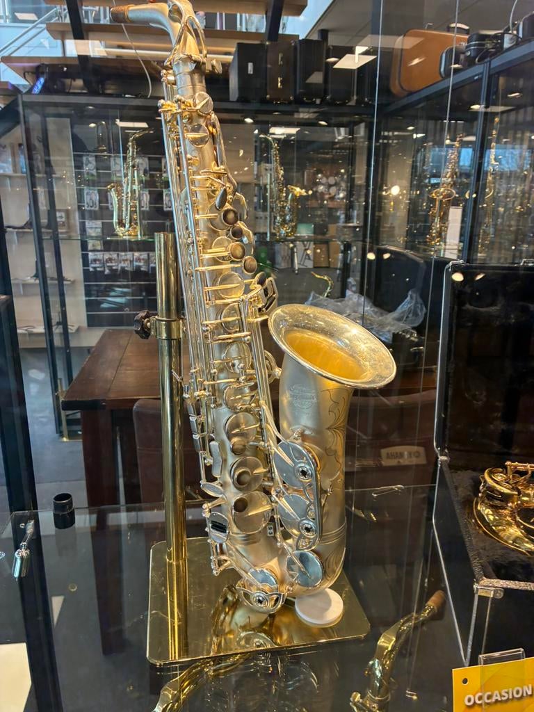 Saxofoon Le Monde Global, Muziek en Instrumenten, Ophalen, Zo goed als nieuw, Alt