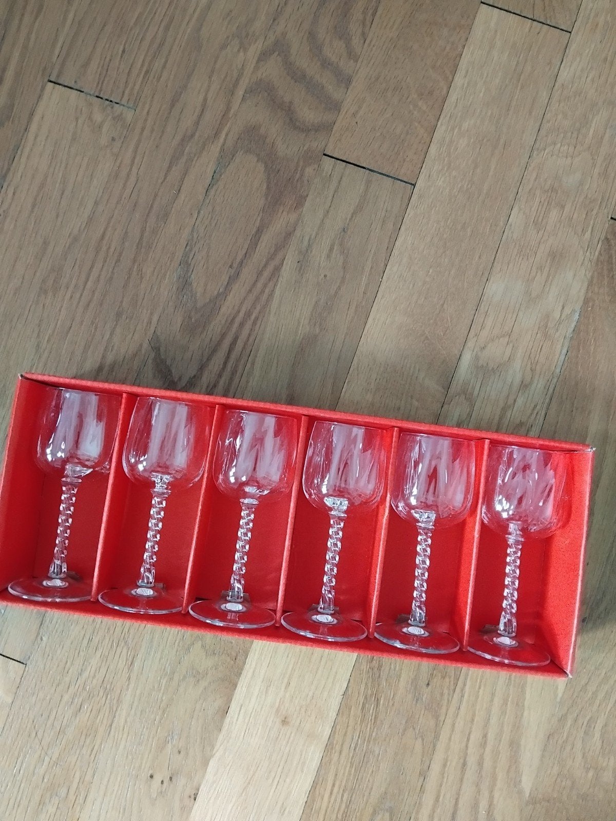 6 Christal d'arques Nemours glazen, Ophalen of Verzenden, Zo goed als nieuw