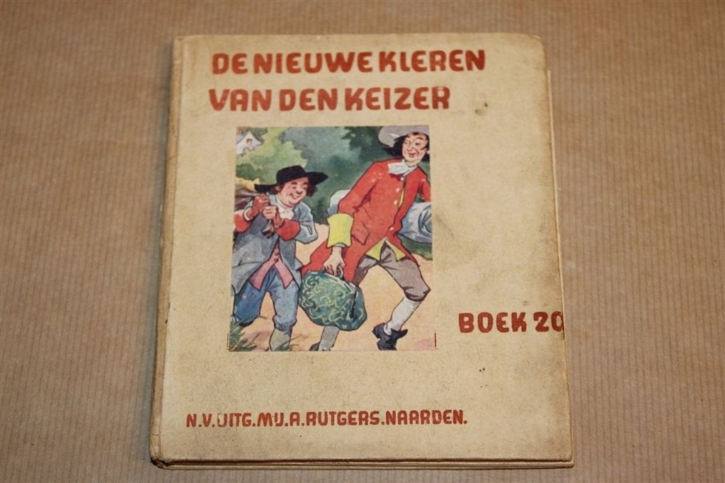 Vintage Boekje — Kleren van de Keizer — Andersen [ca. 1945], Boeken, Ophalen of Verzenden, Gelezen