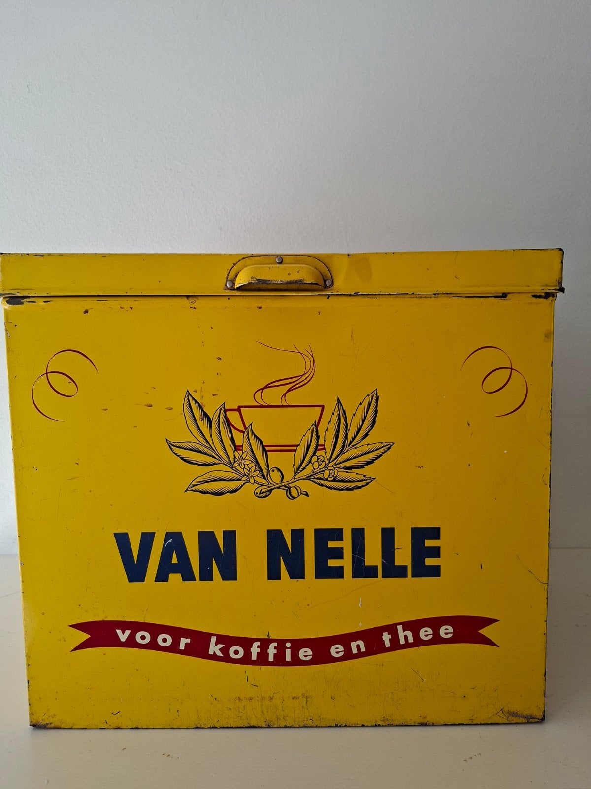 Van Nelle Winkelblik, Verzamelen, Blikken, Ophalen of Verzenden, Gebruikt, Koffie, Van Nelle
