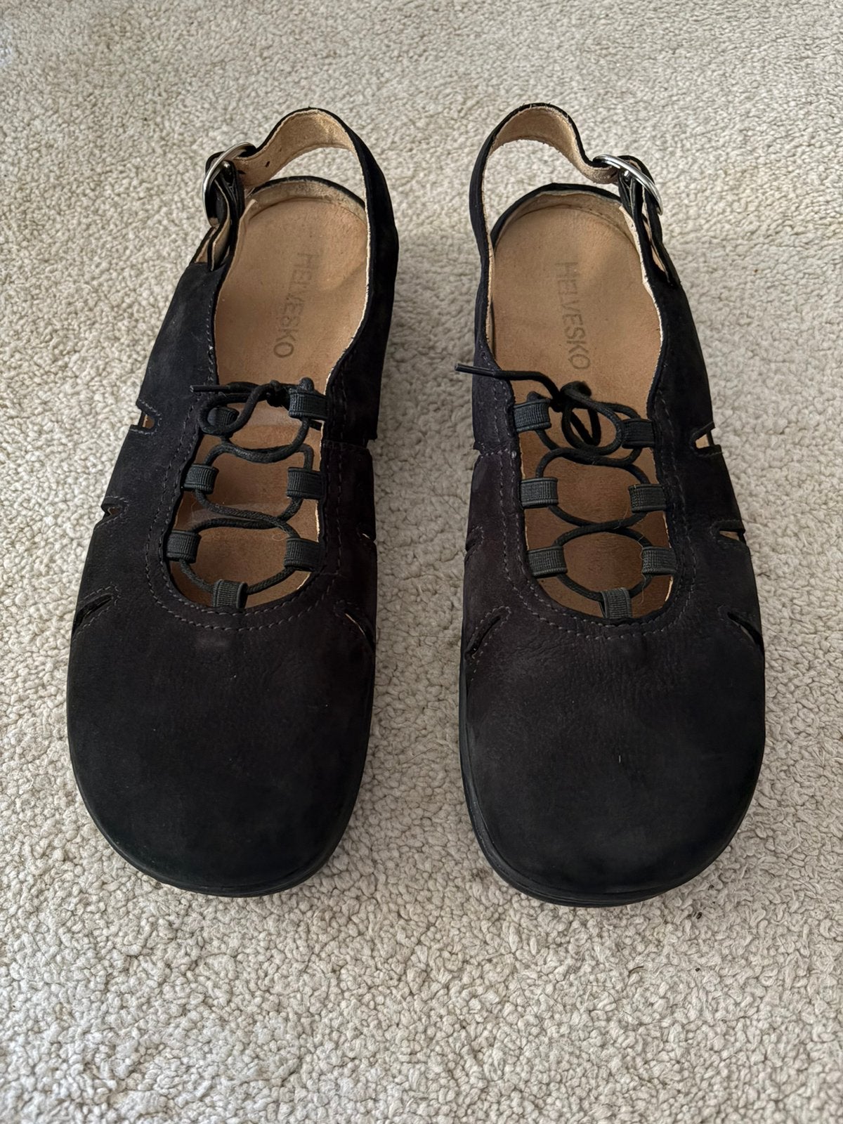 Helvesko sandalen maat 42, Verzenden, Zo goed als nieuw, Sandalen of Muiltjes