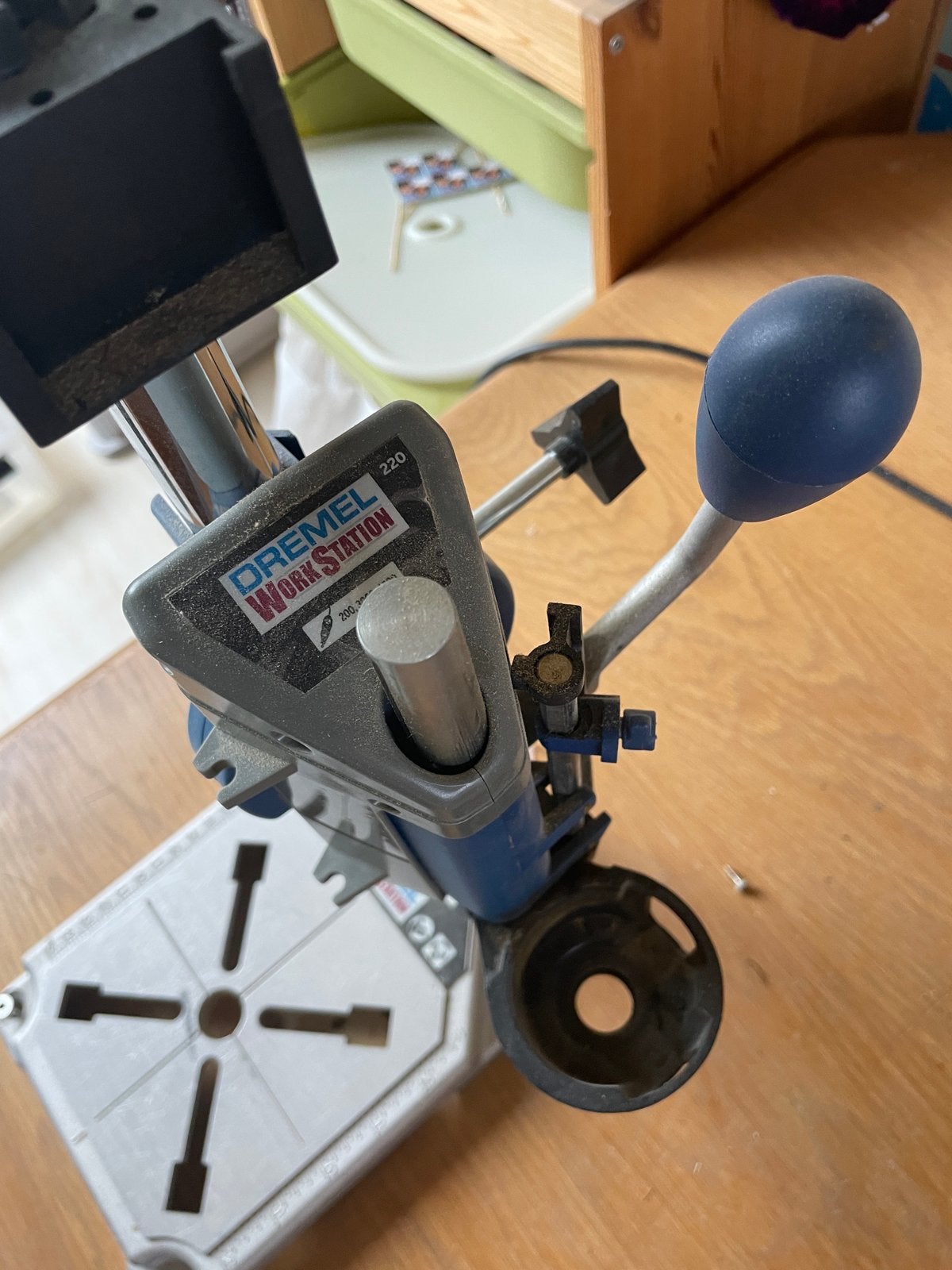 Dremel Workstation 220 Boorstandaard, Doe-het-zelf en Verbouw, Gereedschap | Boormachines, Ophalen, Gebruikt, Overige typen