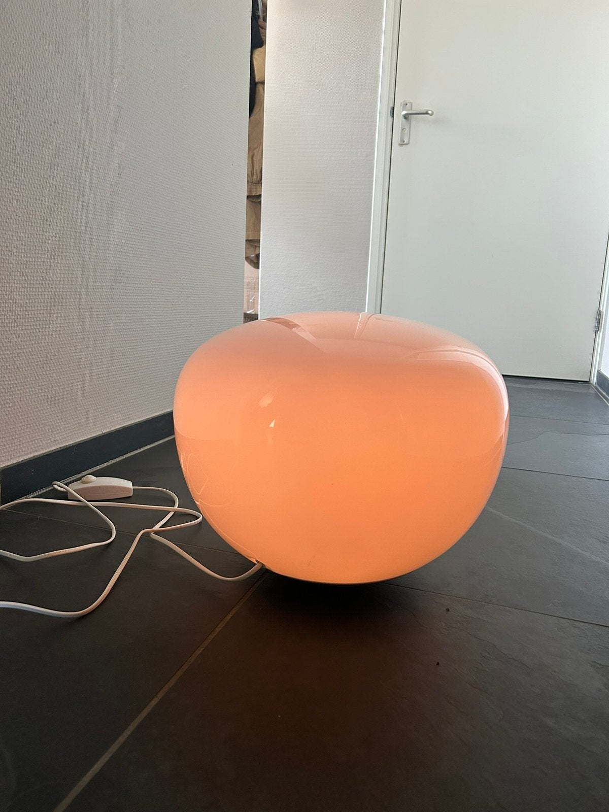 Unieke IKEA Jonisk vloerlamp met dimmer - Carl Öjerstam desi, Ophalen, Wit, Gebruikt, Kunststof