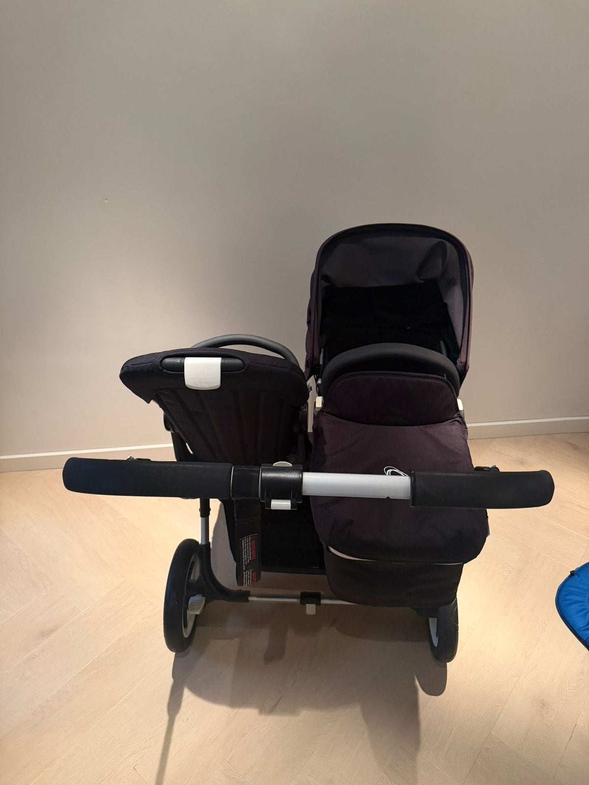 Overcomplete Bugaboo Donkey duo wagen, Ophalen, Gebruikt, Bugaboo, Verstelbare duwstang